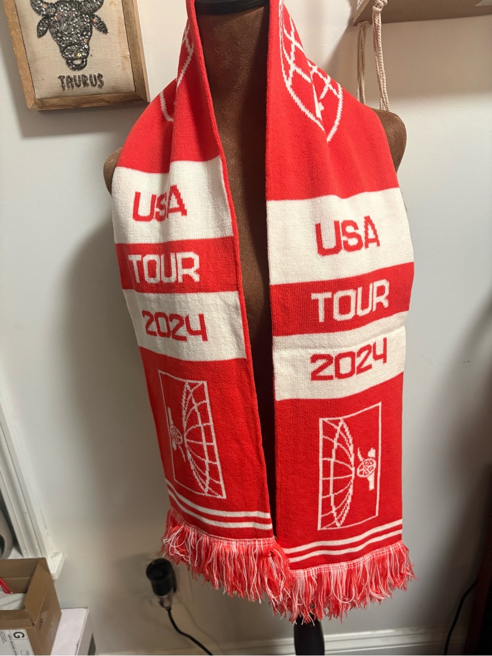 Official Arsenal FC USA Tour 2024 scarf